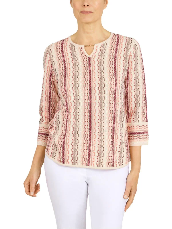 Exclusive Offers Womens Textured Pullover Sweater