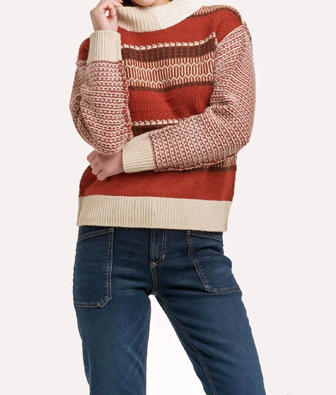 Today Only Barbara Gingerbread Sweater In Multi