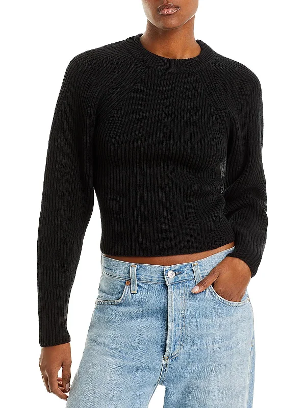 Daily Specials Womens Ribbed Cotton Pullover Sweater