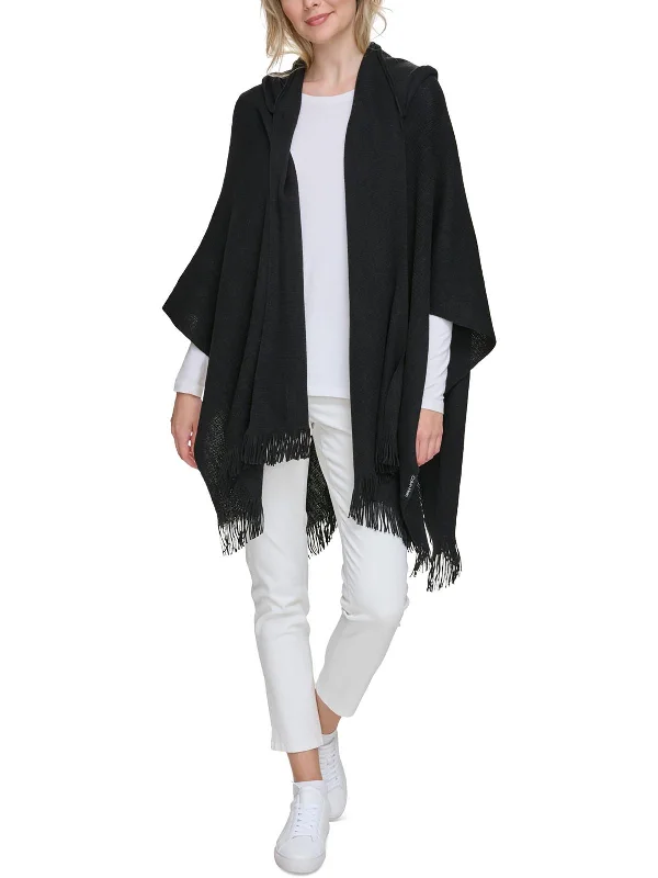 Year-End Clearance Womens Knit Hooded Cardigan Sweater