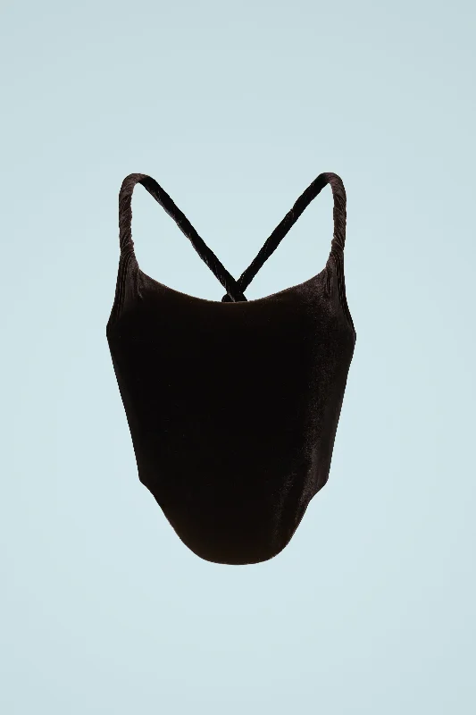 Reduced Prices THE MOTION EDIT VELVET TOP BODICE