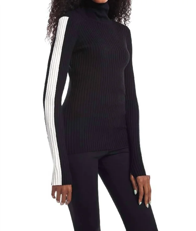 Flash Deals Mimosa Sweater In Black/cream