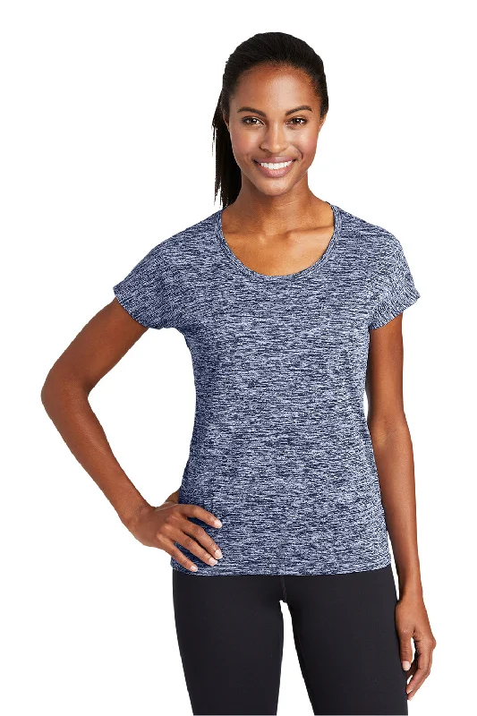 Weekend Specials You Can't Miss Sport-Tek Womens Electric Heather Moisture Wicking Short Sleeve Crewneck T-Shirt - True Navy Blue Electric Weekend Specials You Can't Miss Sport-Tek Womens Electric Heather Moisture Wicking Short Sleeve Crewneck T-Shirt - True Navy Blue Electric