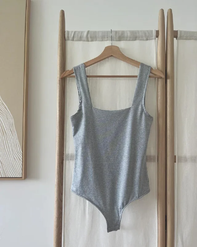 Big Discounts The Bella Bodysuit - Heather Grey