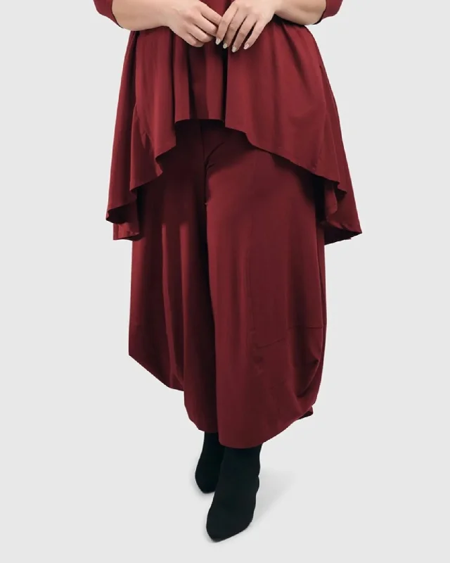 Fantastic Deals Essential Punto Pants, Plum