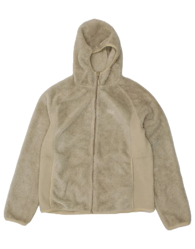 Price Blitz JACK WOLFSKIN Womens Hooded Fleece Jacket UK 18 XL Green Polyester