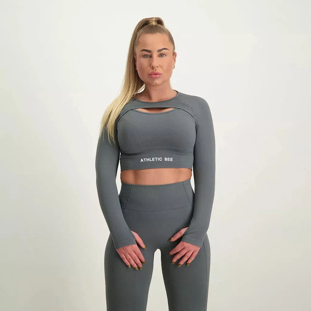 Weekend Offers That Dazzle Balance - Top Long Sleeve Grey