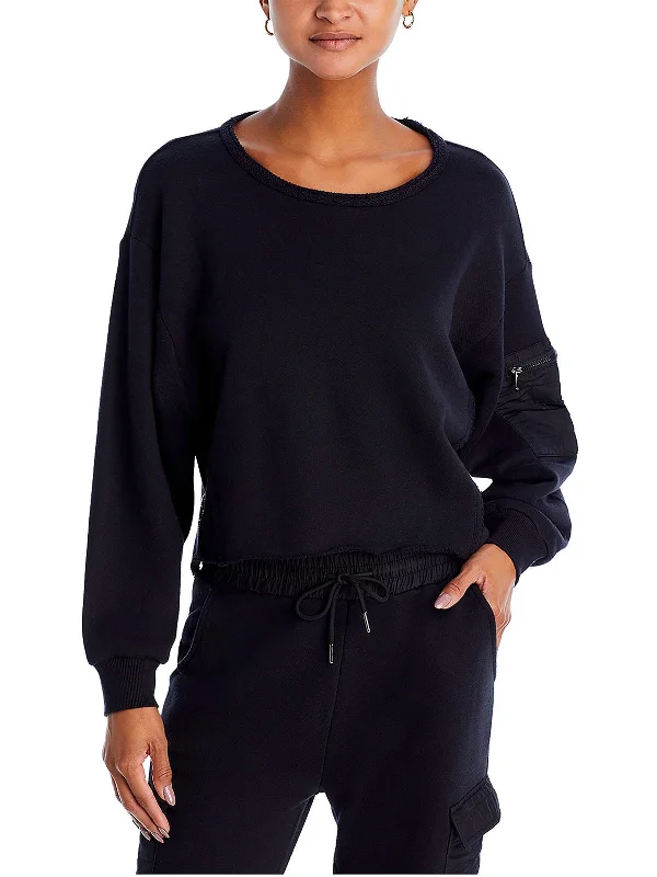The Best Prices Womens Utility Crewneck Crop Sweater