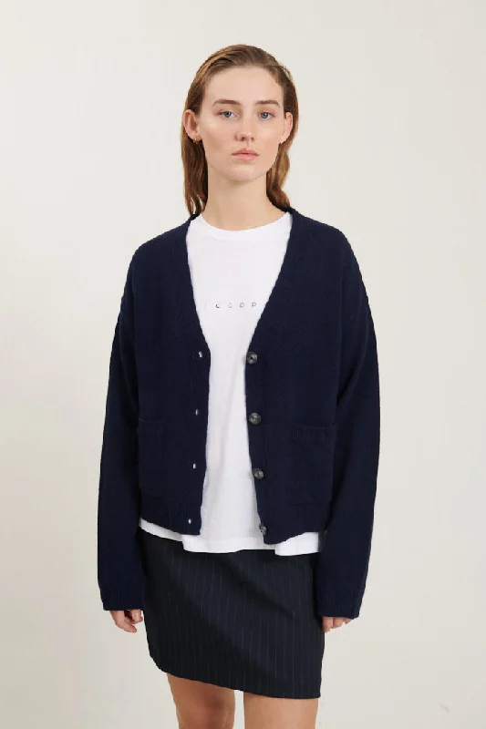Hurry In Lise Cardigan - Sky Captain