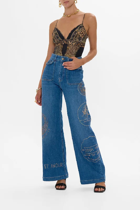 Unmissable Offer JENNA SOUL SEEKER HIGH WAISTED FLARE DENIM