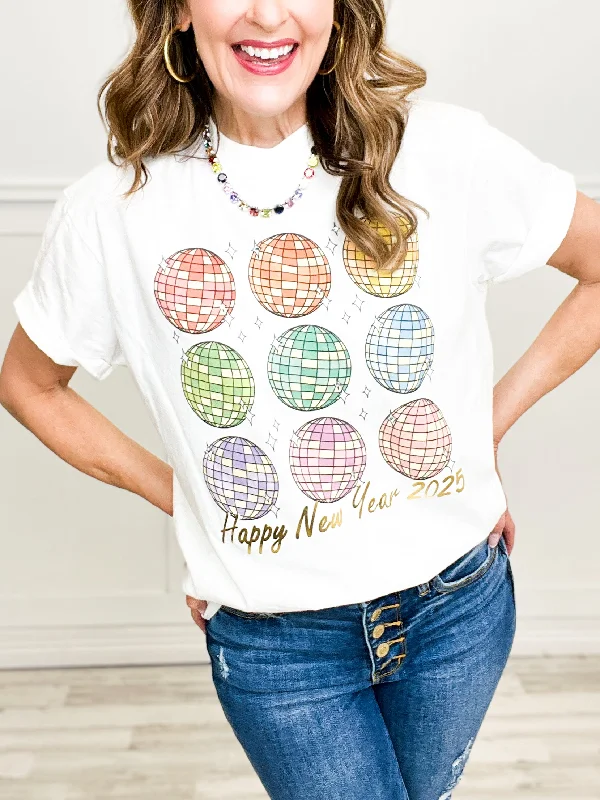 The Best Prices Disco New Year Embellished Graphic Tee