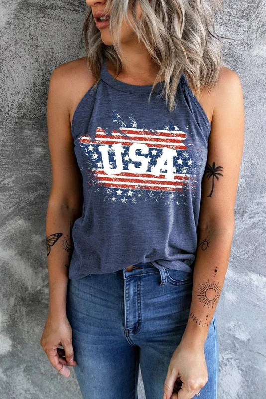 Sale Event US Flag Graphic Tank
