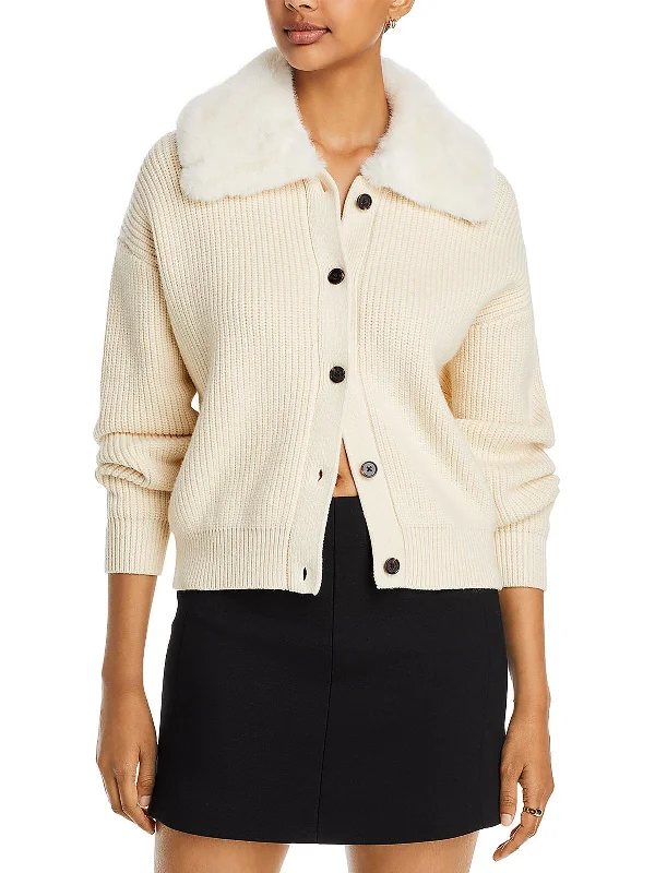 Deal of the Day Womens Wool Blend Knit Cardigan Sweater