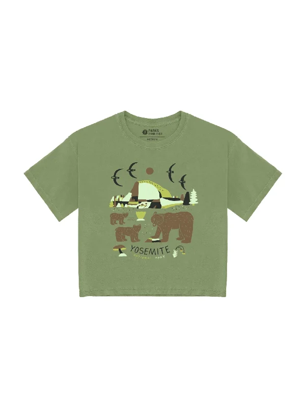 Best Choice Yosemite Cubs Boxy Tee - Moss