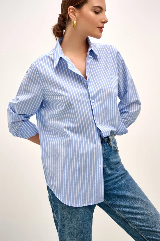 Today’s Deal The Avery Button Down - Blue Pinstripe