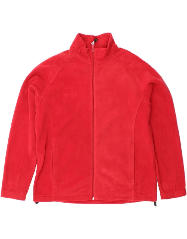 Weekend Specials to Enjoy COLUMBIA Womens Fleece Jacket UK 18 XL Red Polyester
