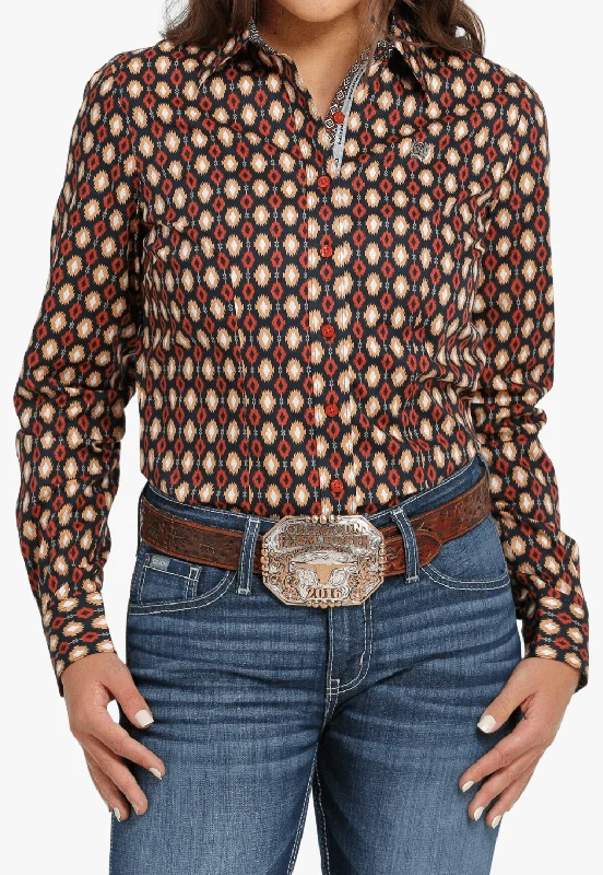 Crazy Deals Cinch Womens Printed Long Sleeve Shirt