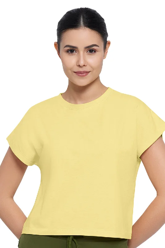 Shop and Save Essential Crop Top - Sunshine