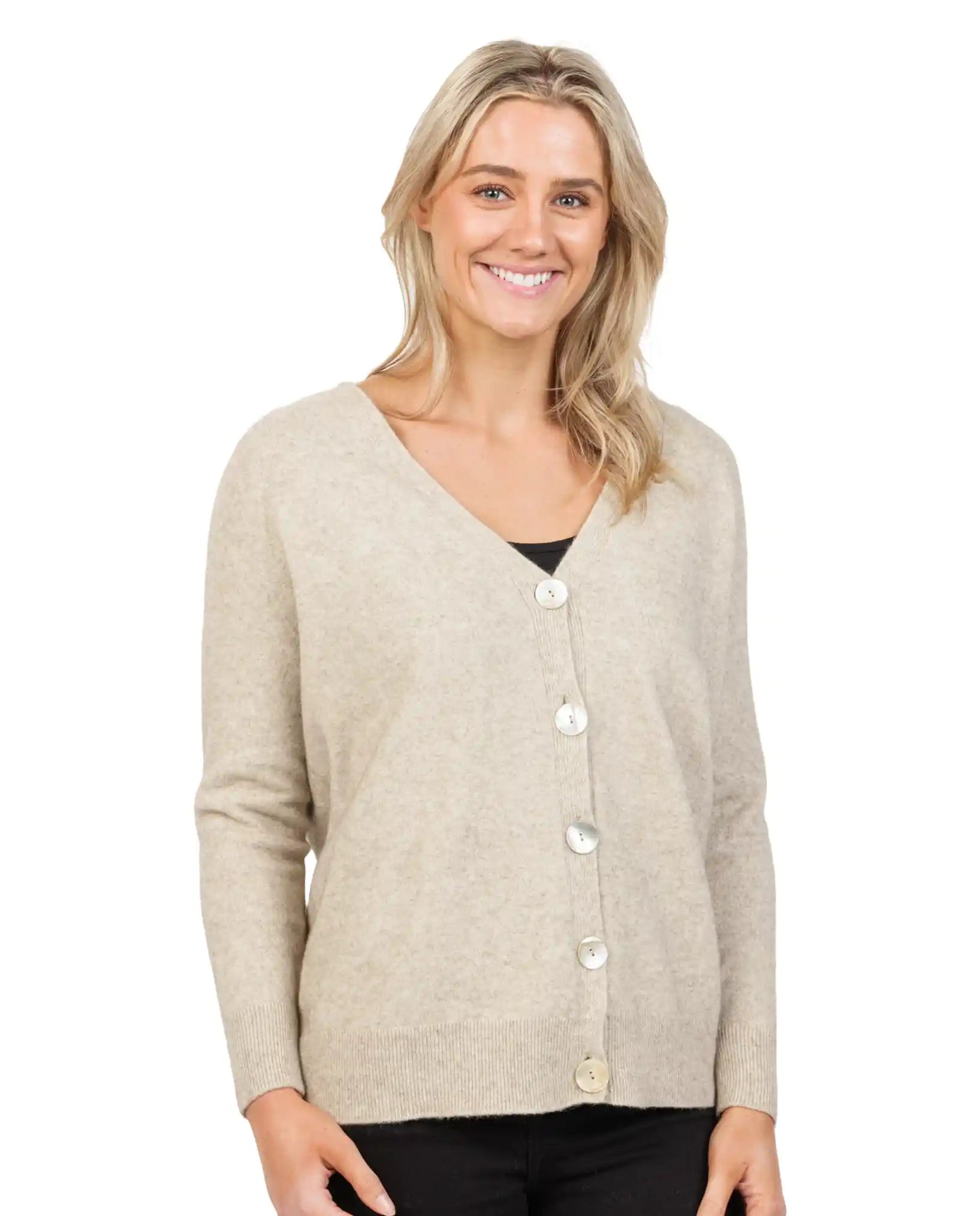 Final Offer Natural Women's Relaxed Cardigan - NB851
