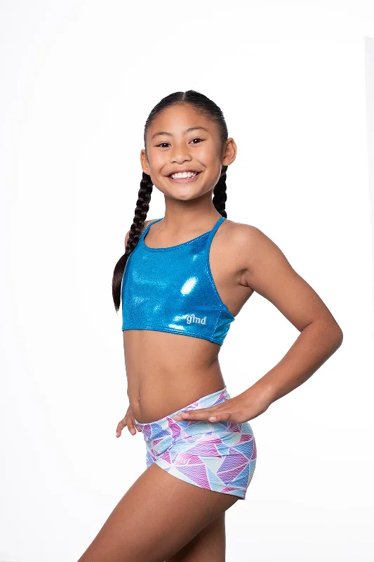 Exclusive Access Ocean Blue Mystique Crop Top