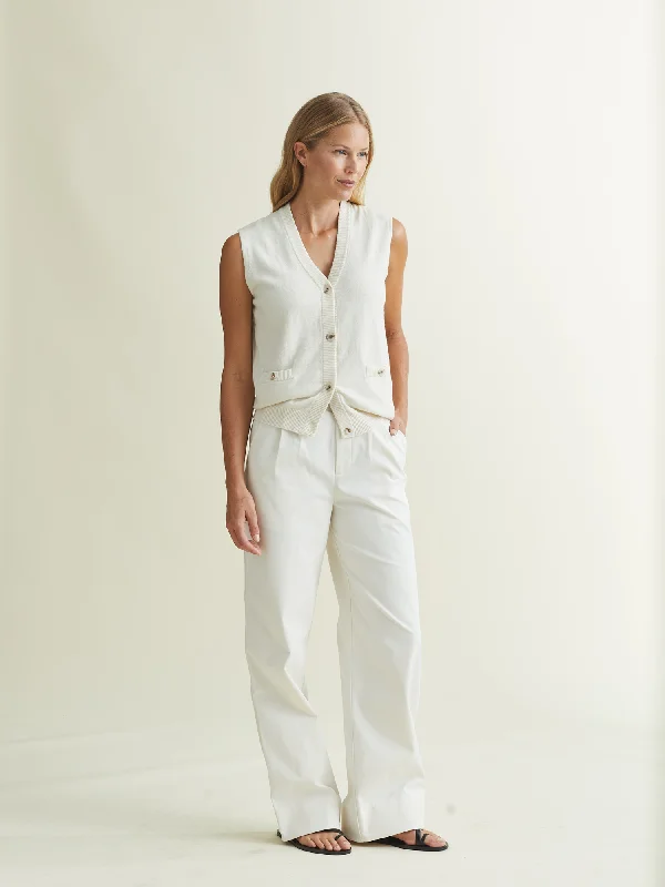 Overstock Clearance Enza Washable Cashmere Vest