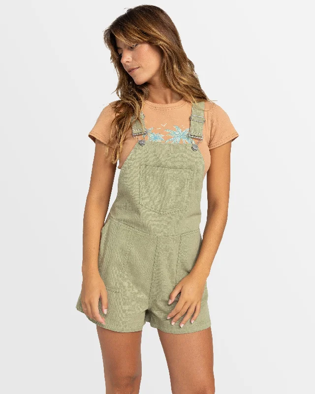 Quick Sale Womens Crystal Coast Short Overall