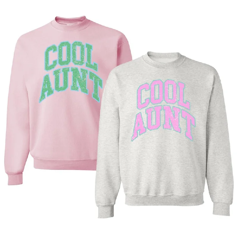 Major Savings 'Varsity Cool Aunt' Crewneck Sweatshirt
